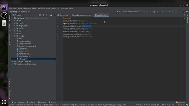 Lesson 2 - Xdebug in Docker container & how to configure in PhpStorm смотреть онлайн