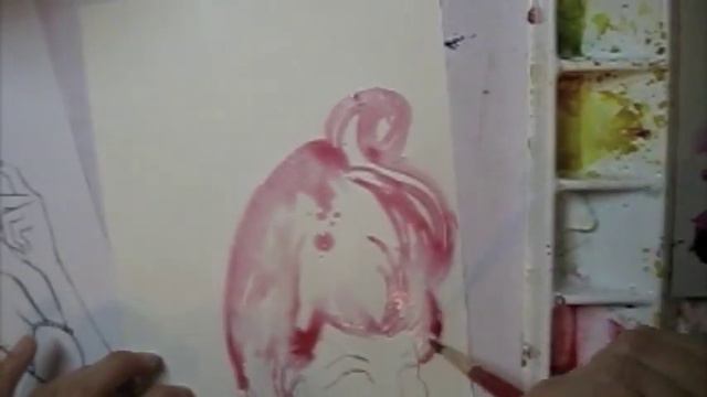 Marie Antoinette Inspired Speed Paint for the Pink Parlour Show! смотреть онлайн
