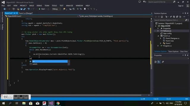 Tekla API - Lưu trữ GUID và trả lại đối tượng từ GUID смотреть онлайн