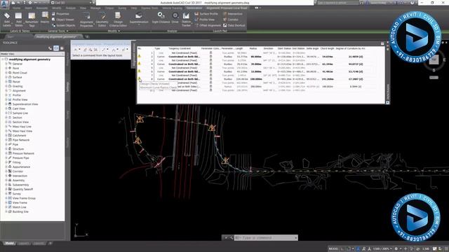 Modify Alignment in Civil 3D 2024 | AutoCAD Civil 3D 2024 | Dynamic Design Creations смотреть онлайн