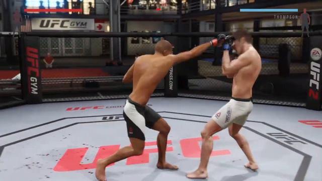 UFC 2 no stamina free spar (PS4) смотреть онлайн