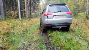 Pajero sport 2, сложный offroad маршрут