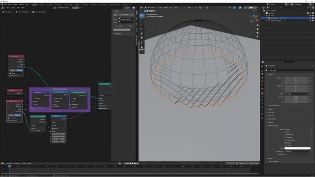 Surface Extrusion Effect - Blender Geo Nodes смотреть онлайн