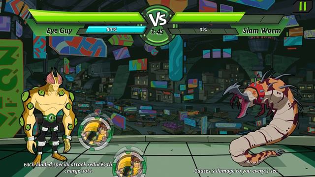 Ben 10: Omnitrix Power - Eye Guy - Gameplay Walkthrough (iOS, Android) смотреть онлайн