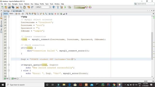 PHP Lesson 18: Update record using MySQL and PHP смотреть онлайн