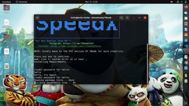 How to use sms or call bombing | and install sms bombing | kali linux , ubuntu, linux 2022 in hindi смотреть онлайн