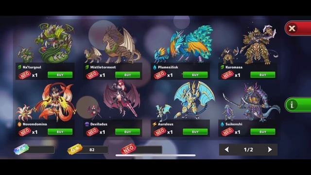 【Neo Monsters】Neo ticket! We can get Mythic for free !? Recommended monsters смотреть онлайн