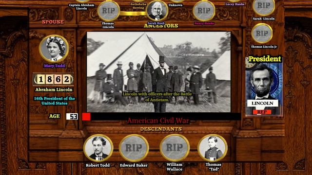Abraham Lincoln: A Life Through Time (1809-1865) смотреть онлайн