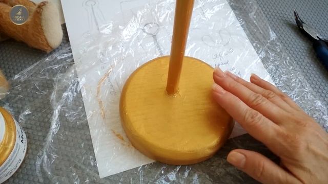 ПОДСТАВКА ДЛЯ КУКЛЫ МАСТЕР КЛАСС Decorative stand for doll Tutorial смотреть онлайн