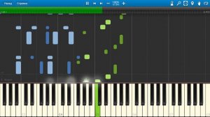 Темная Ночь (на пианино Synthesia)