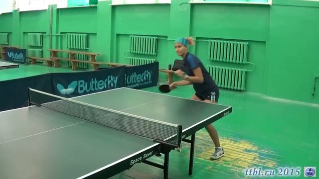 Уроки настольного тенниса 32 Накат справа с двух точек. Lessons 32 смотреть онлайн