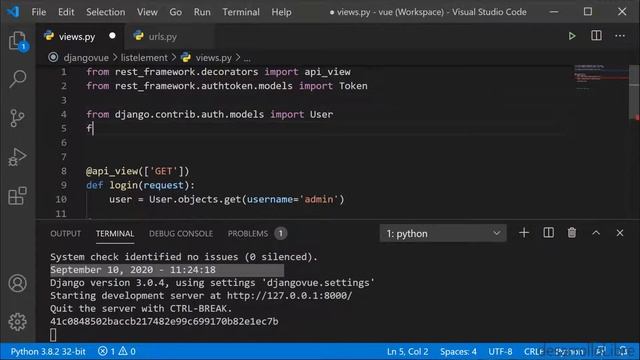 ? Crear una ApiRest en Django Rest Framework con Token de Autenticación смотреть онлайн