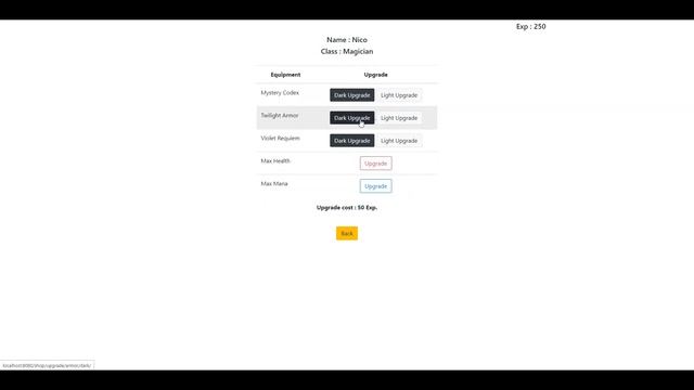 Night of Knights - Web Based RPG using Spring Boot смотреть онлайн