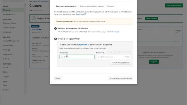 MongoDB Atlas Setup & Connection using Compass смотреть онлайн
