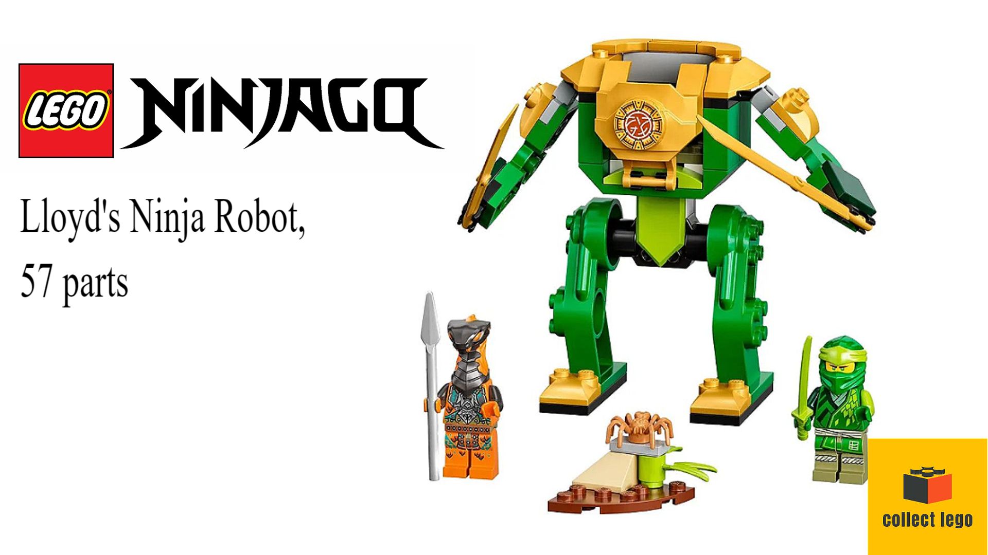 Ninjago Lloyd's Ninja Robot 71757, COLLECT LEGO