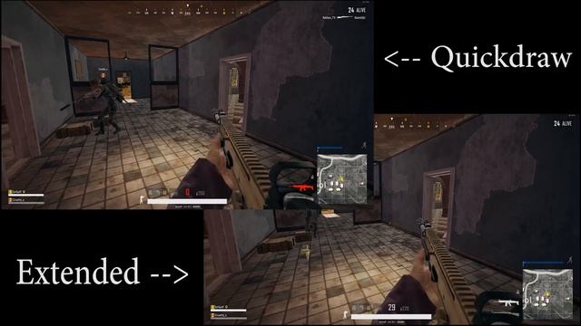 Quick Vs. Extended - Weapon Draw Time - PUBG Scar смотреть онлайн