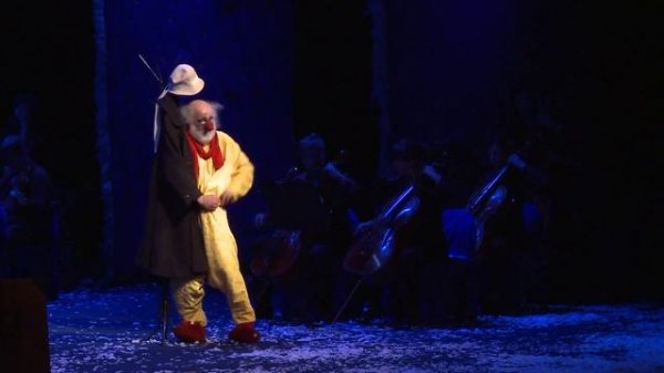 Snow Symphony by Slava Polunin and Gidon Kremer // сНежная Симфония Славы Полунина и Гидона Кремера