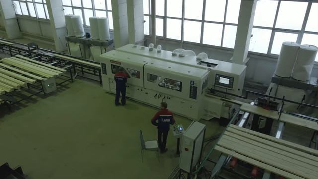 Линия строгания 60 м/мин QUADRO смотреть онлайн