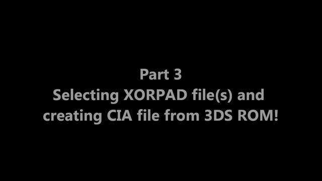 [3DS] How To Convert 3DS to CIA (Easiest Way!) смотреть онлайн