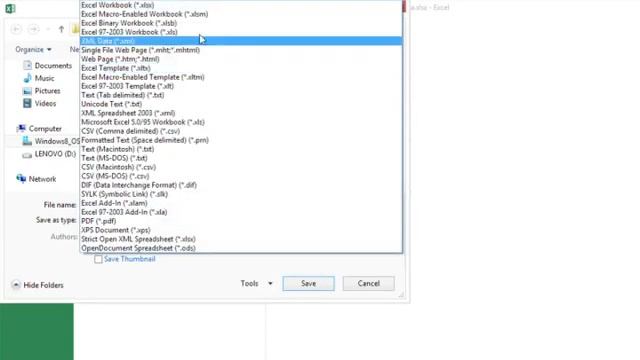 How to Change the Format on a 2013 Excel Document From XLSX to XLS смотреть онлайн