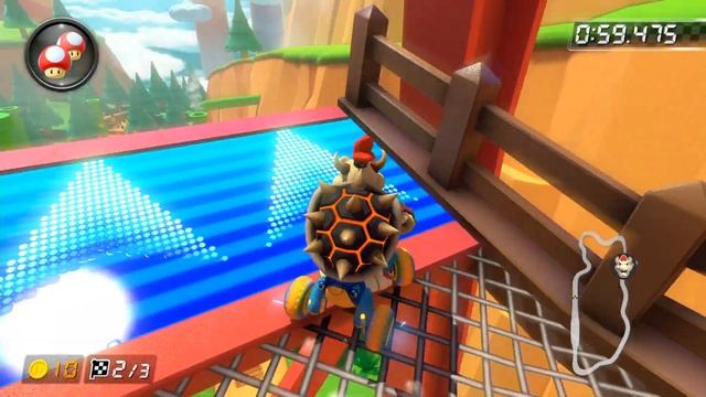 3DS Rock Rock Mountain [150cc] - 2:07.109 - Panda (Mario Kart 8 Deluxe World Record) смотреть онлайн