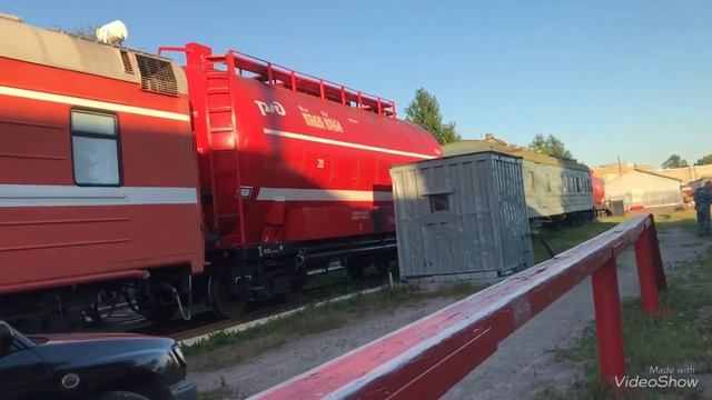 ПОЖАРНЫЙ ? ?? ПОЕЗД ? В ДЕПО.ТЧ-10.Финляндское. смотреть онлайн