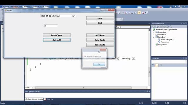 006- Deal with date and time in C# | DateAdd functions | смотреть онлайн
