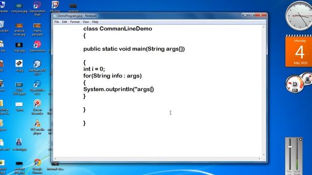 Core Java 21 Using Command Line Arguments смотреть онлайн