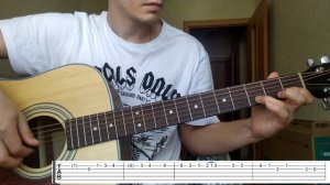 Song from a secret garden - простая мелодия, разбор на гитаре с табами