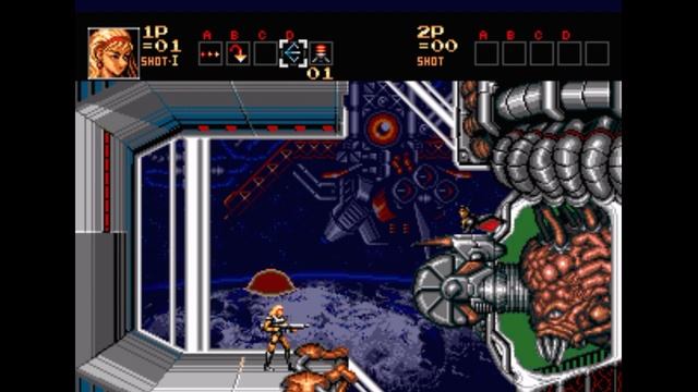 Sega Mega Drive 2 (Smd) 16-bit Contra Hard Corps Stage 5-2 Final