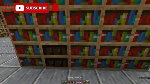 How to Make a Chiseled Bookshelf Piston Door in Minecraft (*Patched*) смотреть онлайн