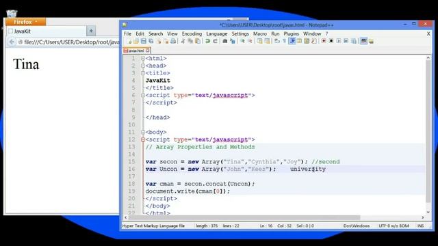 Javascript-array-properties-and-methods смотреть онлайн