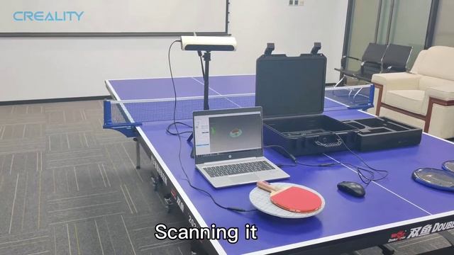 How to duplicate a table tennis bat by using a 3D scanner? смотреть онлайн