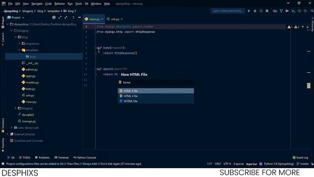 Templates in Django | Django Blog | Part 2 смотреть онлайн
