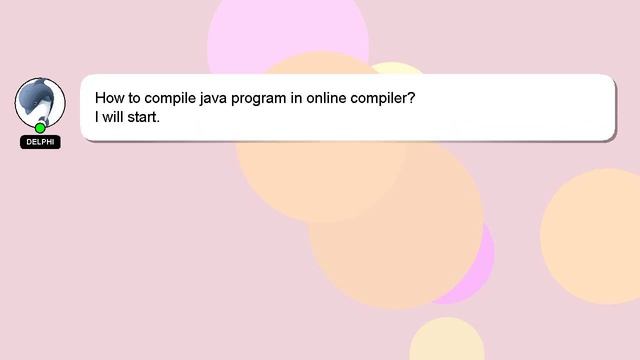 How to compile java program in online compiler? смотреть онлайн