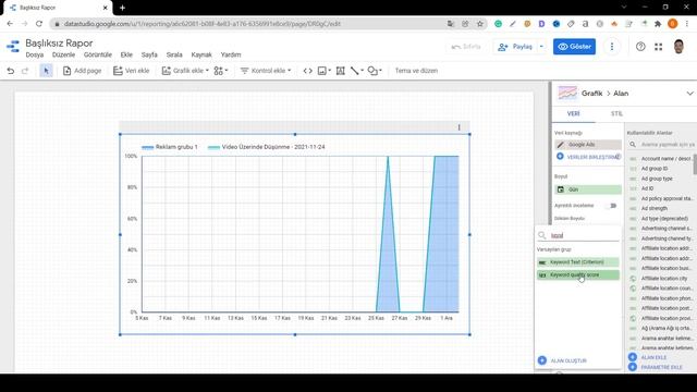 Google Data Studio & Looker Studio ile Ads Anahtar Kelime Kalite Puanları Nasıl Analiz Edilir? смотреть онлайн