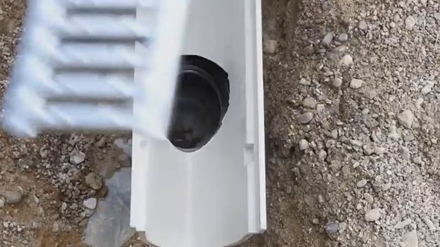 Монтаж пластиковых водоотводных лотков смотреть онлайн
