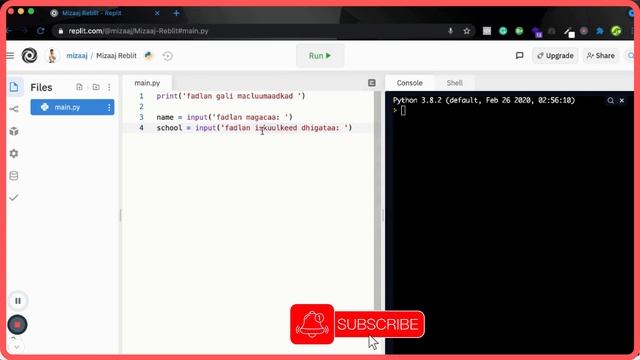 The Input() function of Python || Python tutorial смотреть онлайн