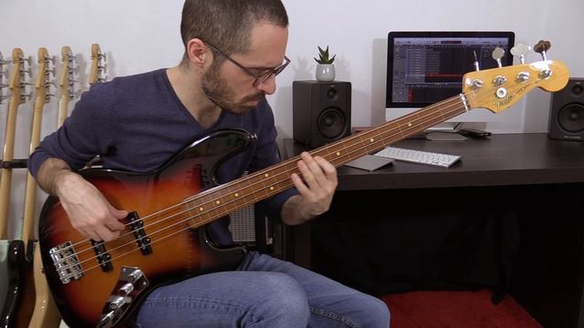 Fender Jazz Bass Jaco Pastorius Fretless 🎸 смотреть онлайн