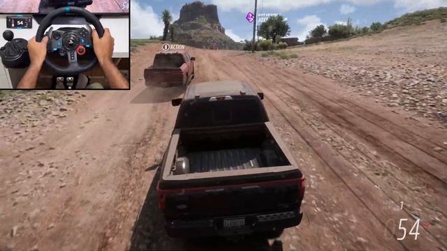 Ford F150 Lightning 2022 | OFFROAD CONVOY | Forza Horizon 5 | Logitech G29 Gameplay смотреть онлайн