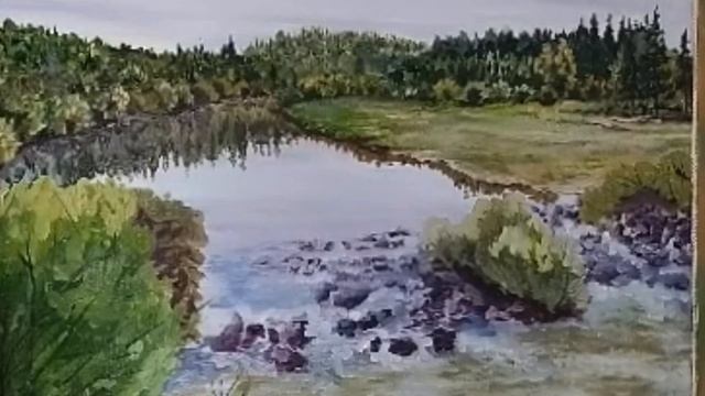 Ожившие пейзажи. Литературные зарисовки к своим картинам читает Петр Кустов. смотреть онлайн