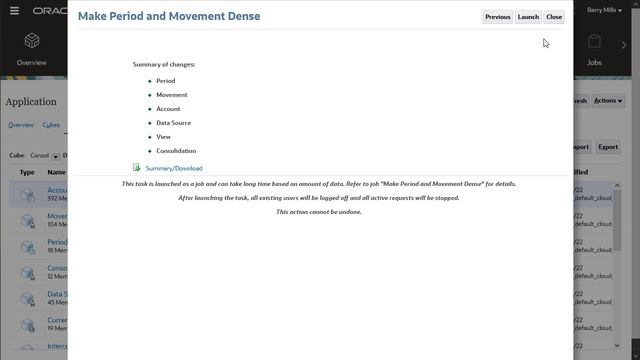 Converting Period and Movement Dimensions to Dense in Oracle Financial Consolidation and Close смотреть онлайн