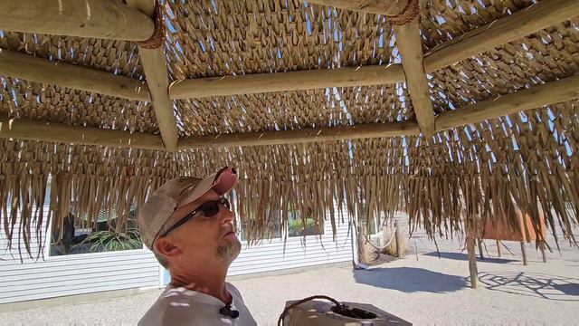 9' Mexican Thatch Umbrella Cover installation смотреть онлайн