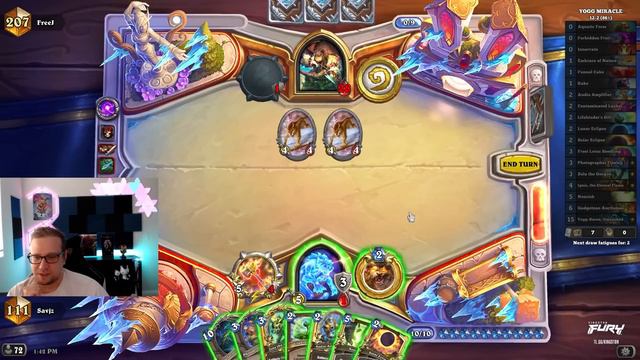 Getting High Legend with Miracle Druid in the NEW MINISET! | Savjz HS смотреть онлайн