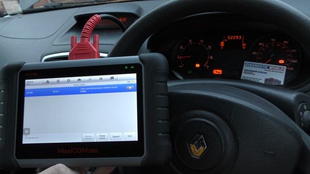 Turn Off Reset Renault Check Engine Spanner Wrench Graph Icon Warning Light with Autel MK808 with R смотреть онлайн