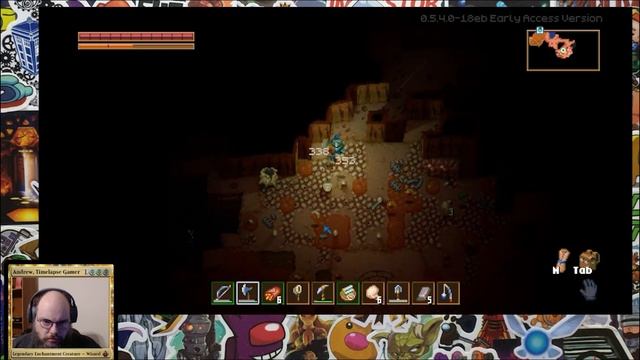 Playing a quick game of Core Keeper смотреть онлайн