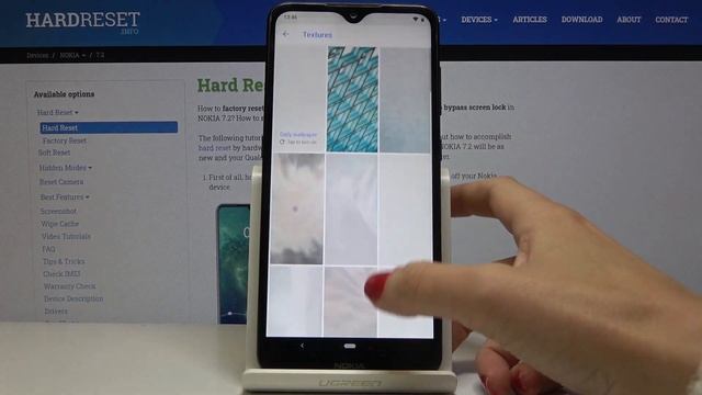 How to Update Display Look in Nokia 7.2 - Change Wallpaper смотреть онлайн