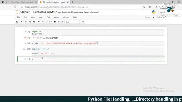 SBLC Lecture 13: File Handling in Python смотреть онлайн