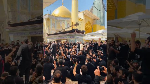 PERSIAN NOHA AT THE HOLY SHRINE OF IMAM ALI (as) NAJAF IRAQ 🇮🇶 |Arbaeen 2021| смотреть онлайн