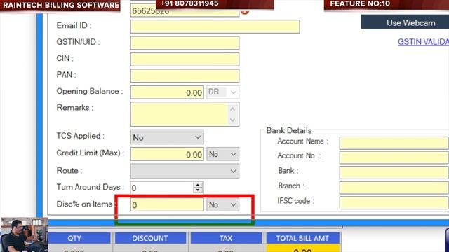 Customer Wise Discount Option Raintech POS Billing software 2023 смотреть онлайн
